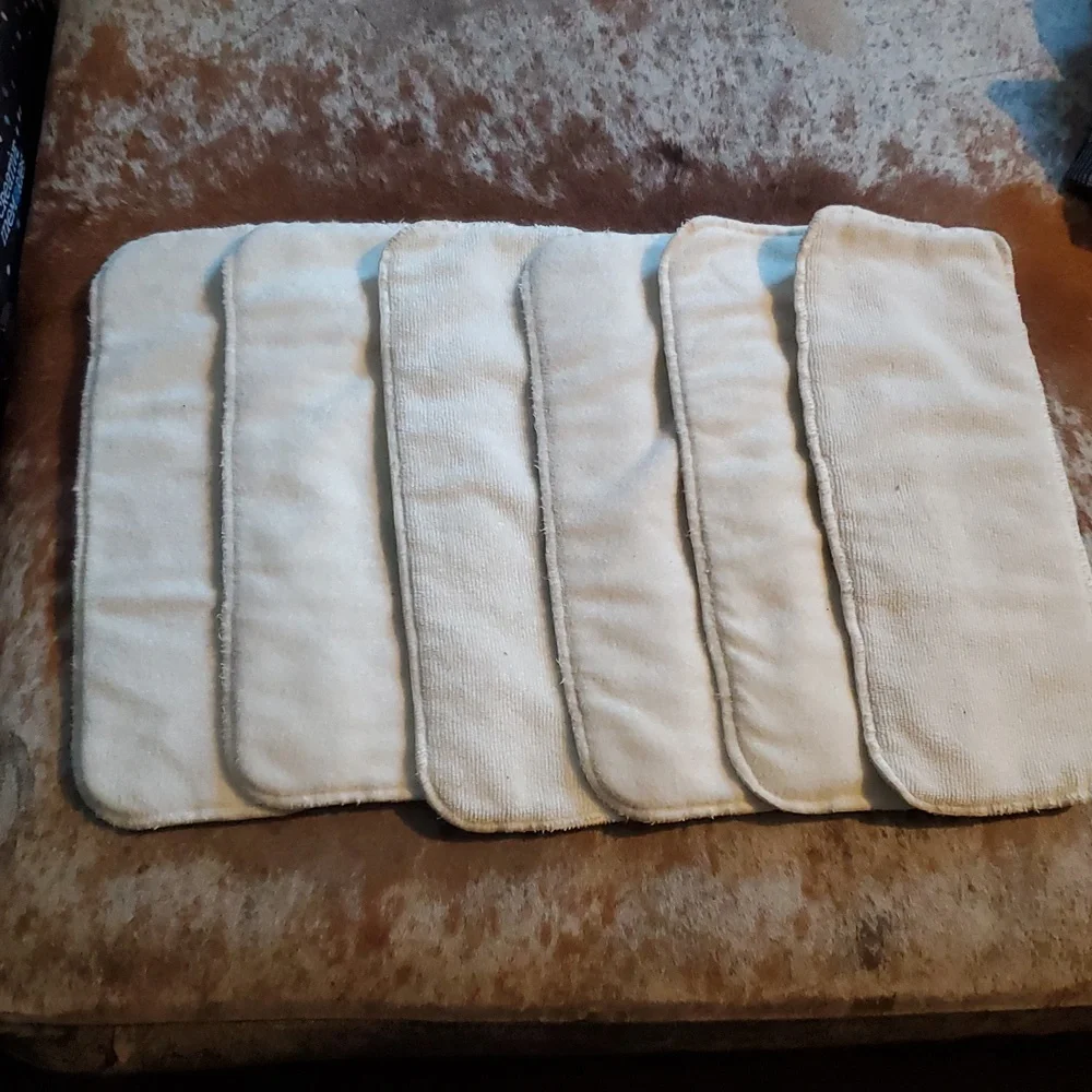 Set of 6 Diaper Pads